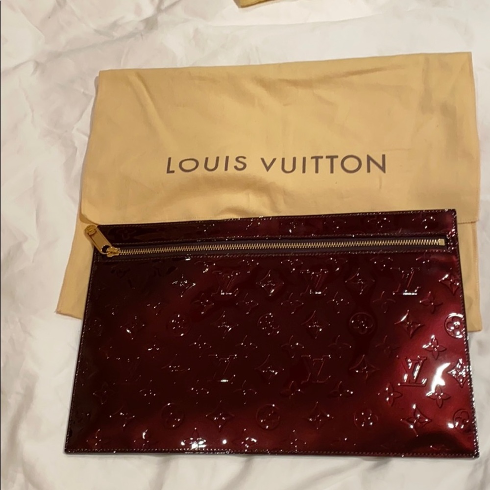 Louis Vuitton Patent Leather Zip Envelope